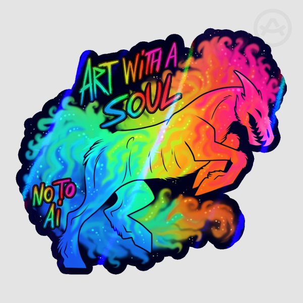 Art with a soul - sticker