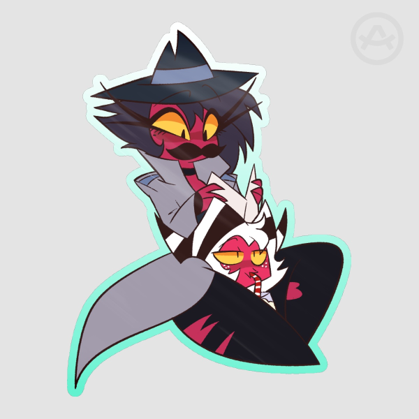 Undercover Millie and moxxie Sticker