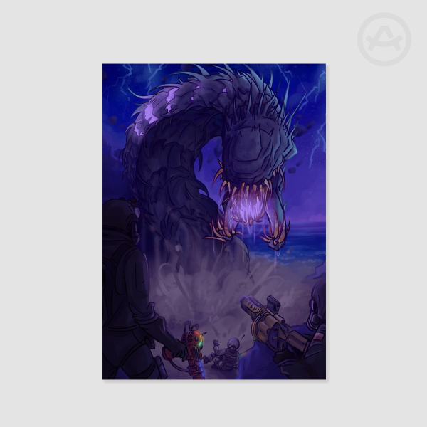 Aether Worm Print