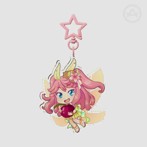 Summer Notte - Glitter Acrylic Keychain