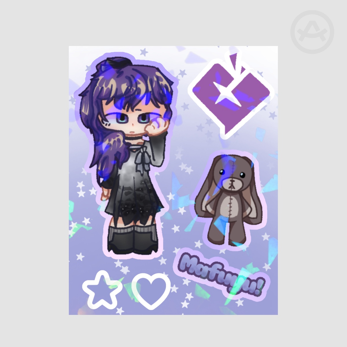 Mafuyu Asahina sticker sheet