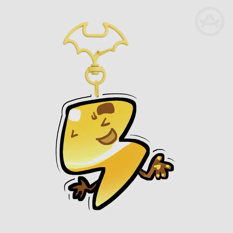 LIGHTNING BFDI KEYCHAIN 🍰 by honeyfuddle - ACGGOODS