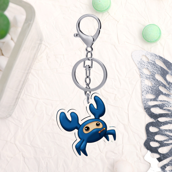 Spycrab TF2 Clear Acrylic Keychains