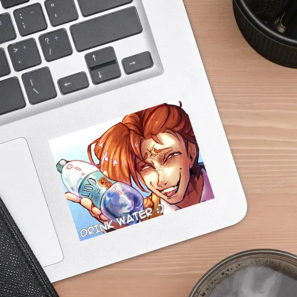 Lloyd Frontera Drink Water Sticker