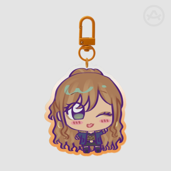 Bandori Lisa mochi keychain