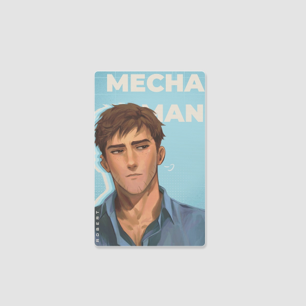 Lenticular Robert Robertson Photocard, Mecha Man, dispatch