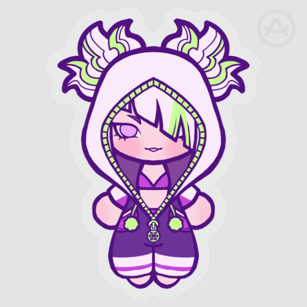 Juri Han PJs Colour 2 Sticker