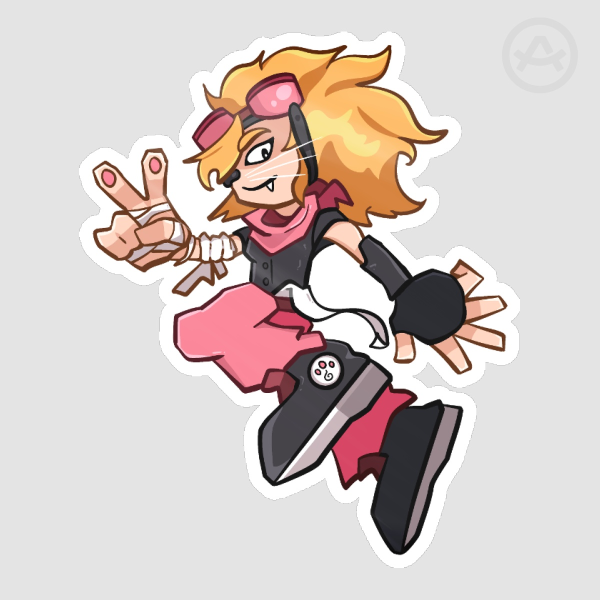 Martyn / Meowtyn Flight SMP Sticker