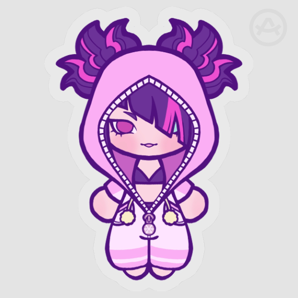Juri Han PJs Colour 1 Sticker