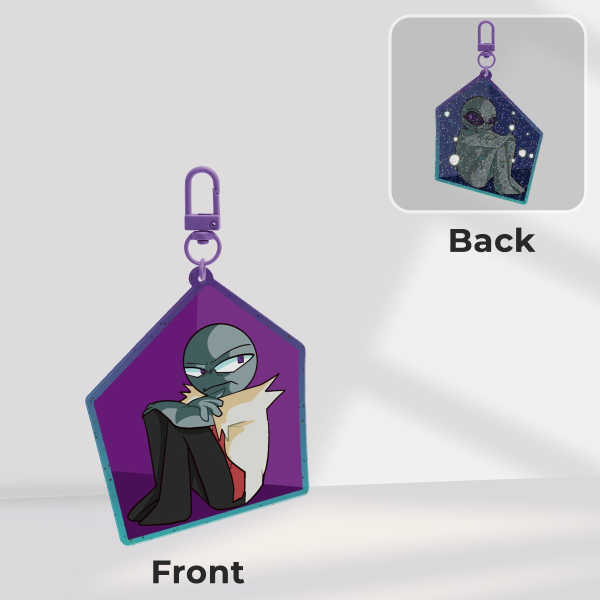 B2B Juno & Guel Acrylic Keychain