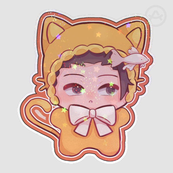 Geto Cat Labubu Sticker ♡