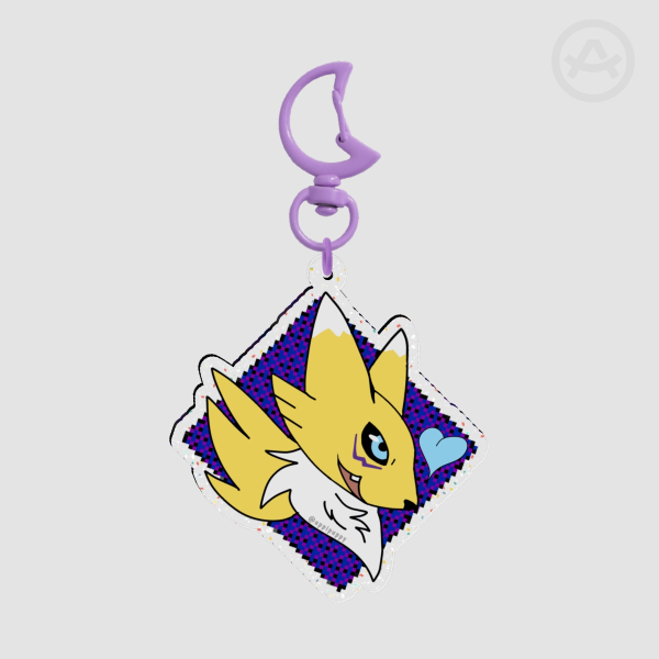 Renamon Fanart Keychain