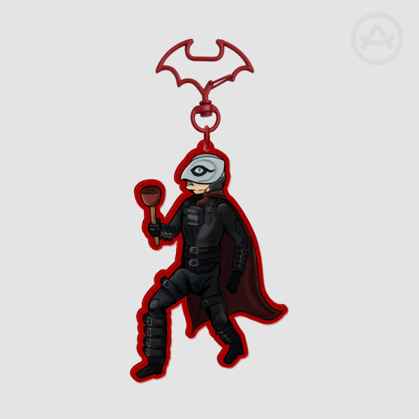 Winslow Leach Colored Edge Acrylic Keychains