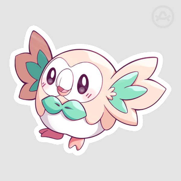 Rowlet Sticker