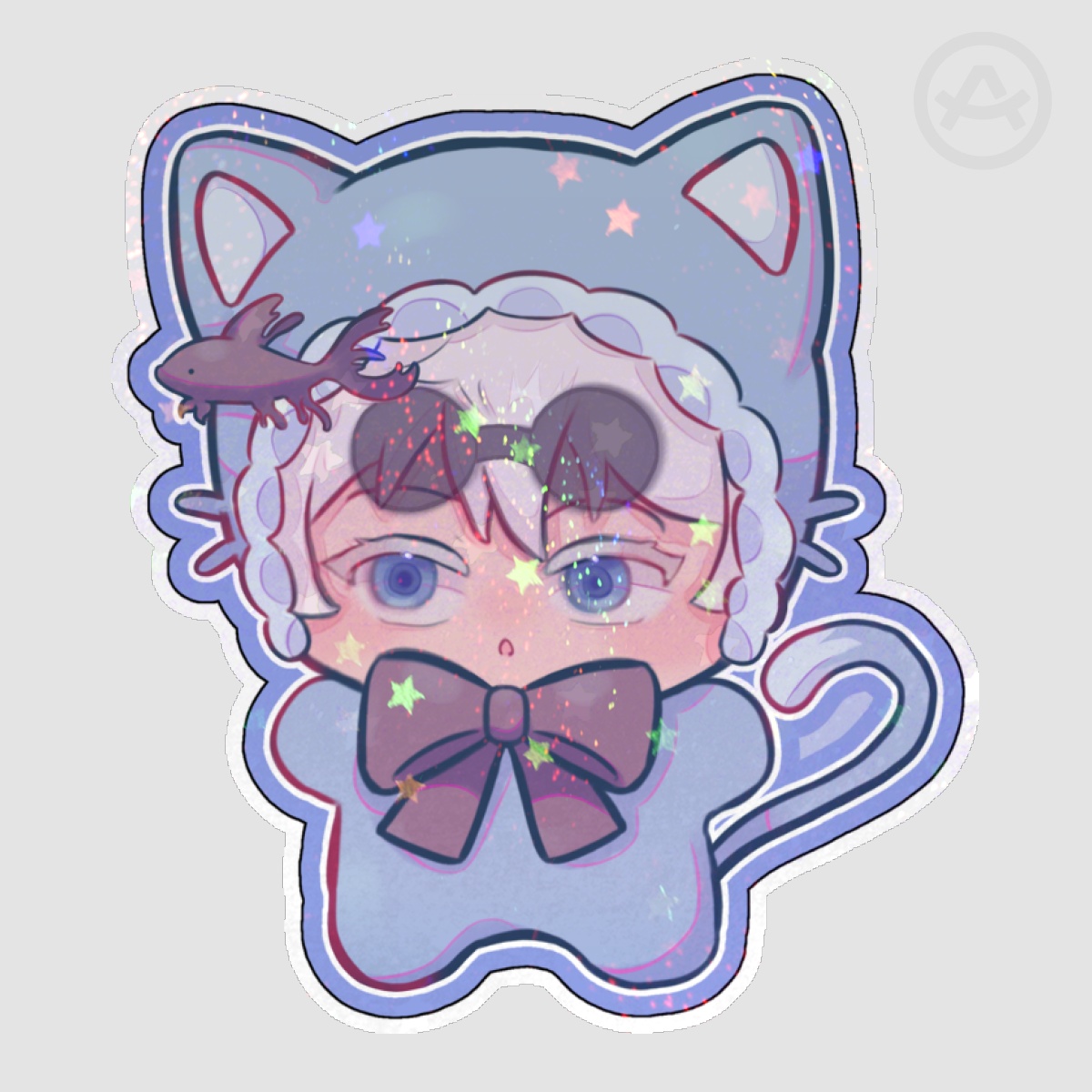 Gojo Cat Labubu Sticker ♡