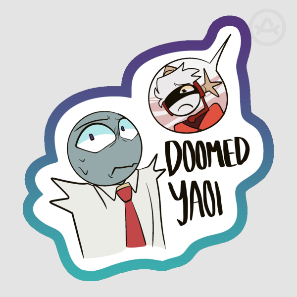 "Doomed Yaoi" JuZol Sticker