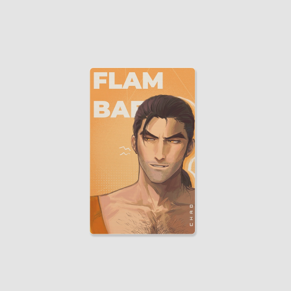 Lenticular Flambae Photocard, chad, dispatch