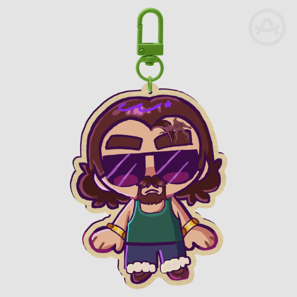 TORQUEDAWG WOOD KEYCHAIN
