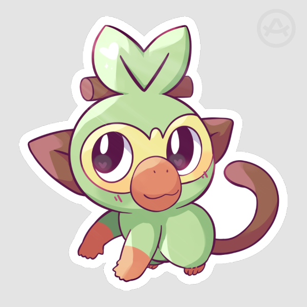 Grookey Stickers