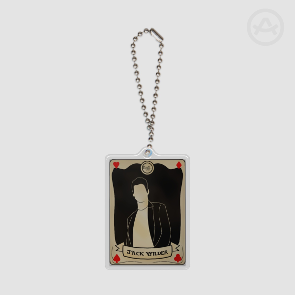 Nysm Jack Wilder Tarot card Keychain