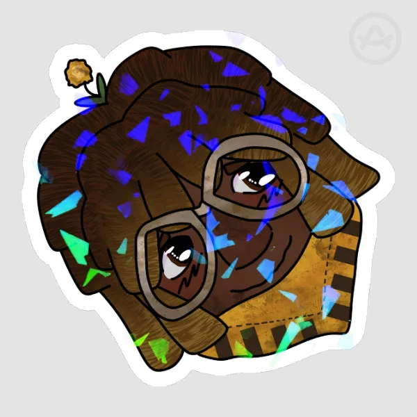 Human Wall-E sticker!
