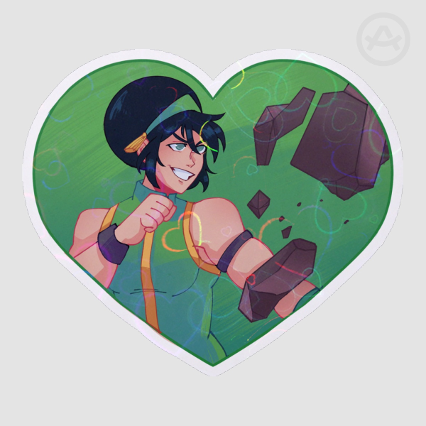 Toph Heart Badge