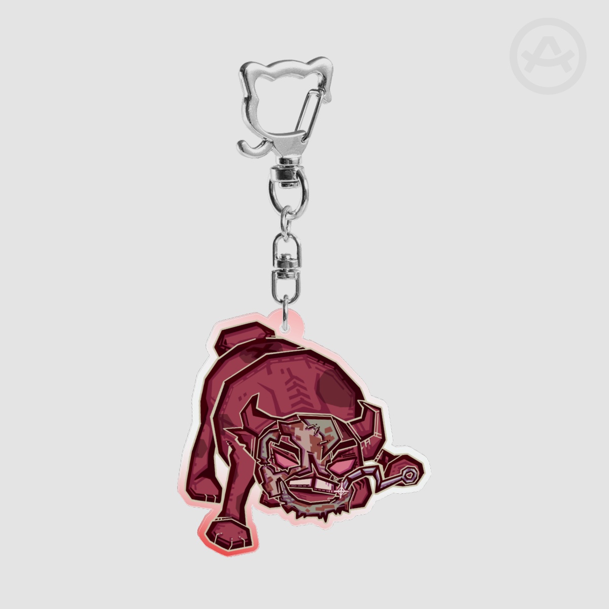 Mewgenics Gein Geometric Keychain