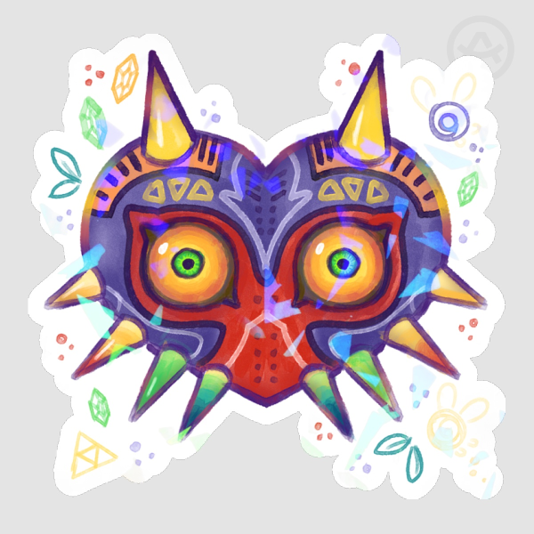 Terrible Fate Sparkly Sticker