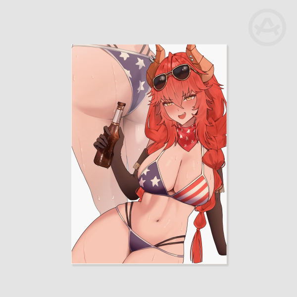 Zentreya Cowgirl Bikini Poster