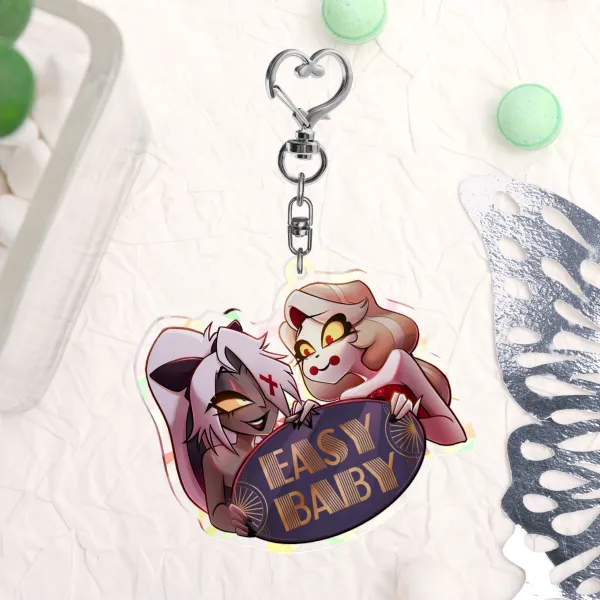Charlie & Vaggie "Easy" Keychain