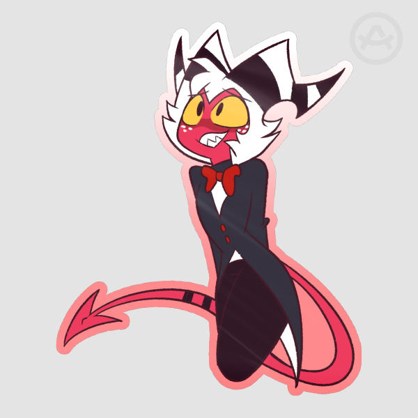 A Moxxie Sticker
