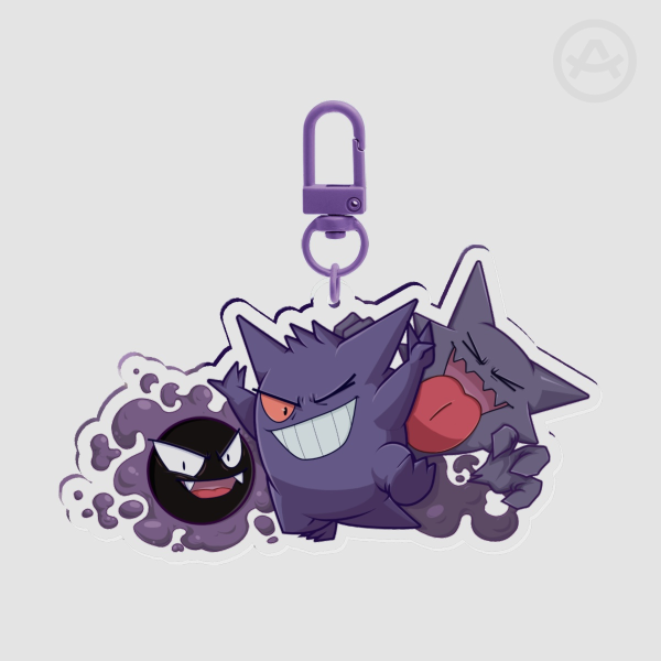 Gengar Gastly Haunter Keychain