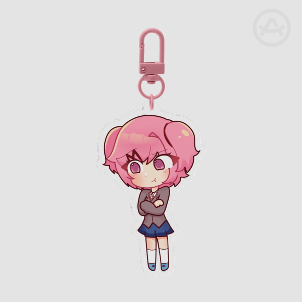Natsuki Doki Doki Literature Club Clear Acrylic Keychain