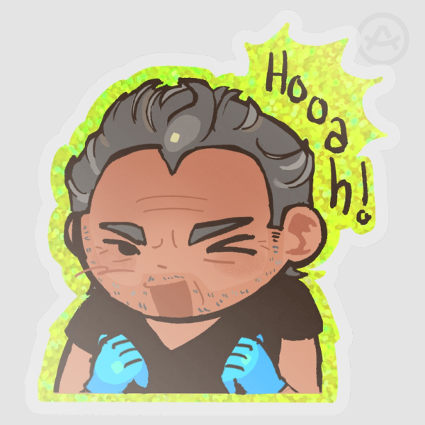 Clear PET Dr. Jack Abbot stickers