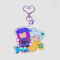 Octana and Mono Heal Keychain