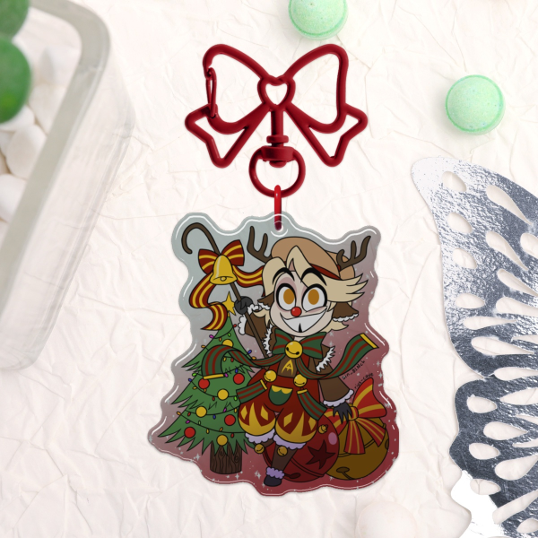 Reindeer Abel Epoxy Acrylic Keychain