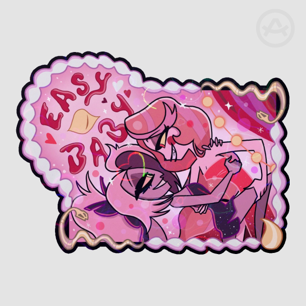 Easy Chaggie Sticker - Halo Hearts