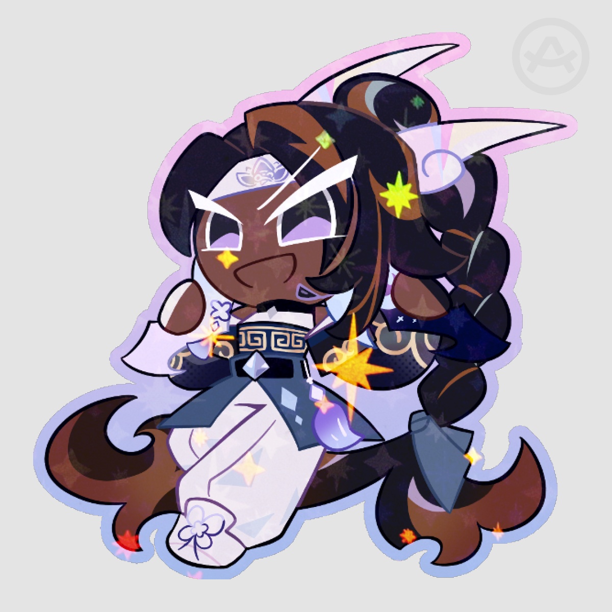 B!TES Caramel Arrow Cookie Sticker