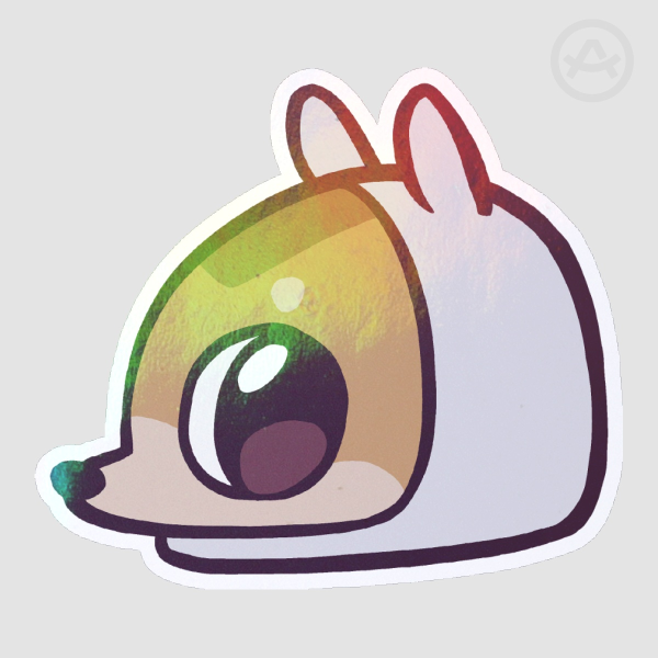 Side-eye Clover Sticker
