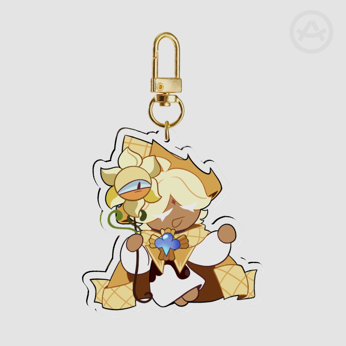 Pure Vanilla Cookie Acrylic Keychain