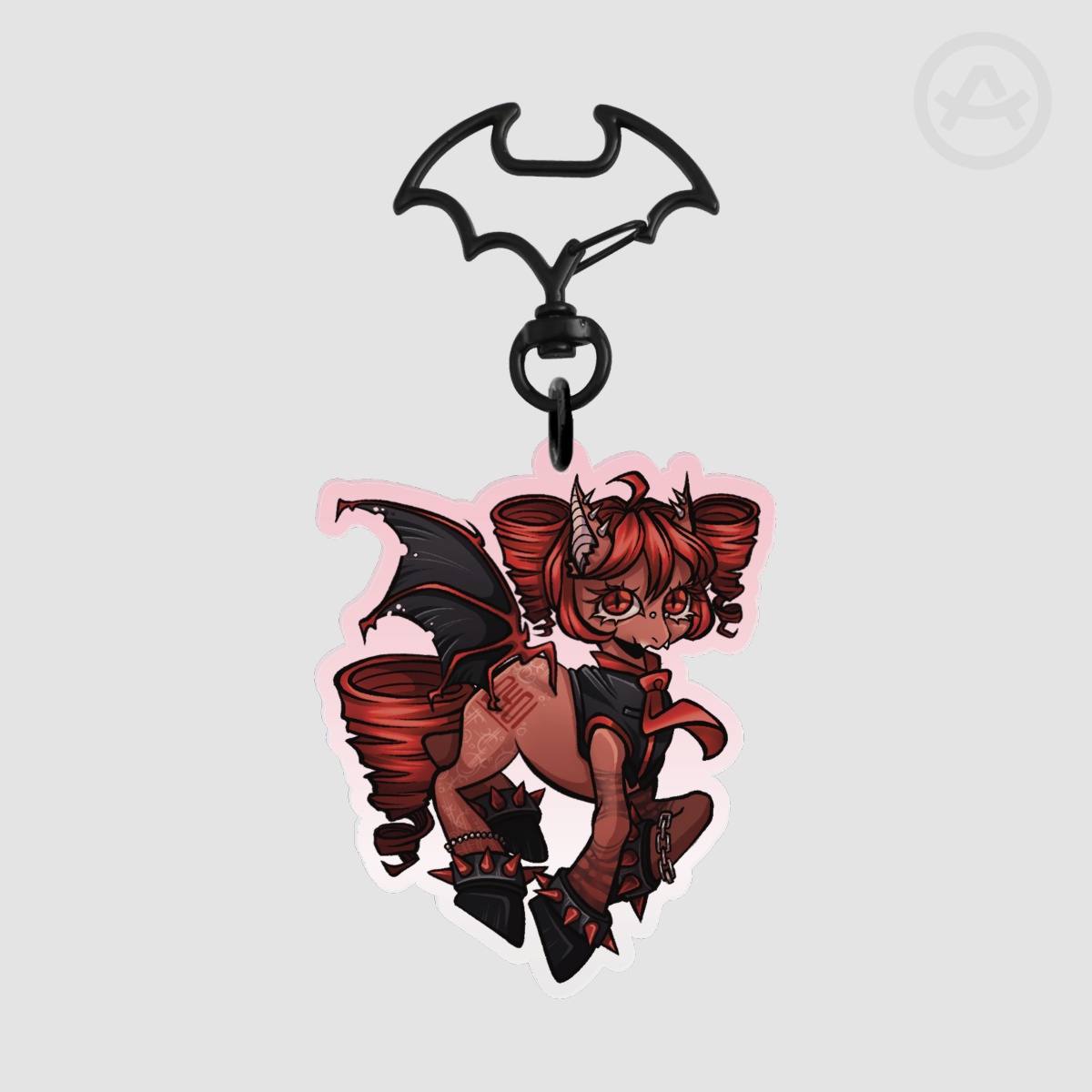 Goth Kasane Teto Pony Acrylic Keychain