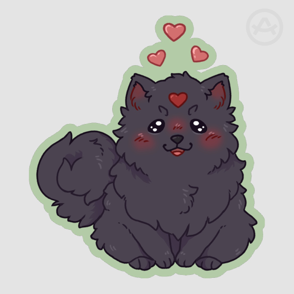 Bingpup Love Sticker