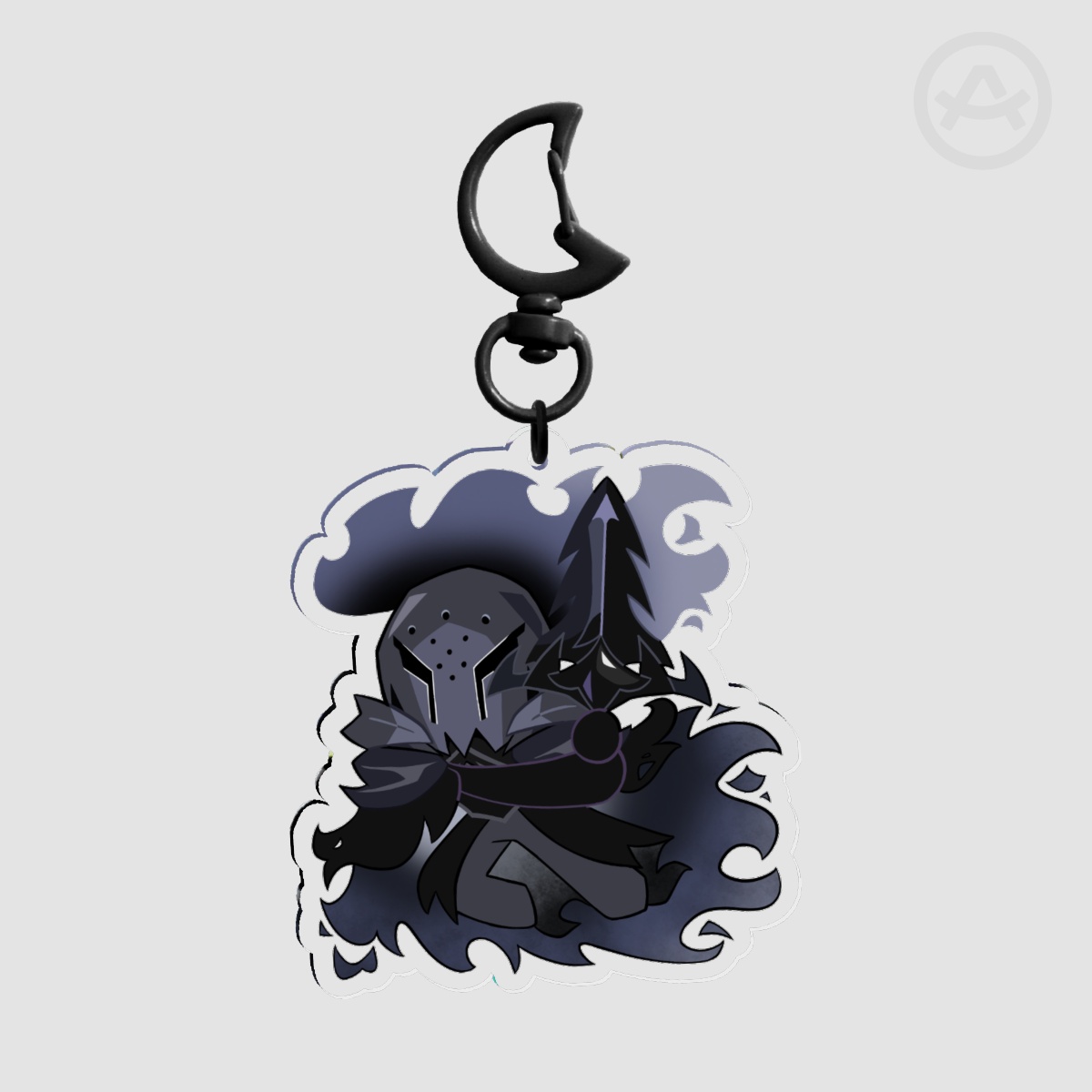 Silent Salt Cookie Acrylic Keychain