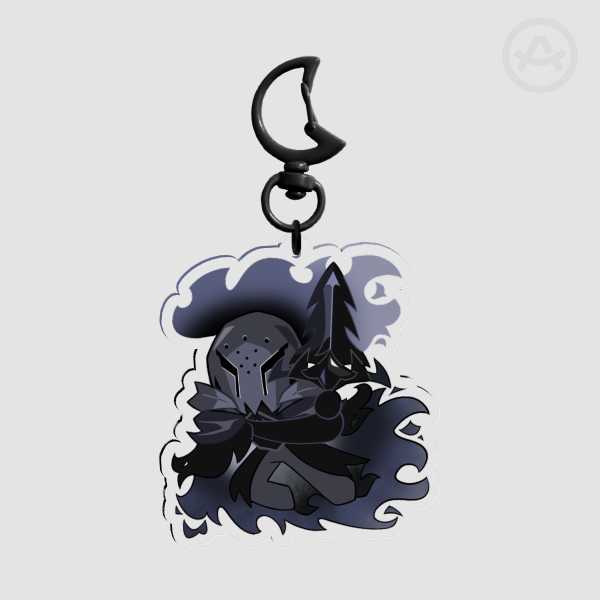 Silent Salt Cookie Acrylic Keychain