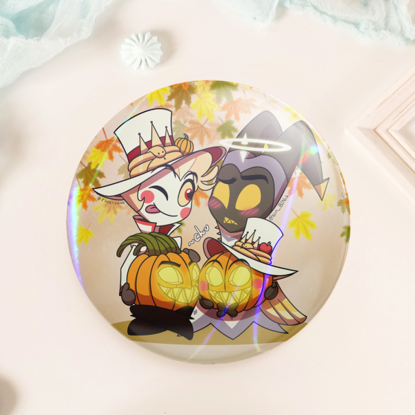 Adamsapple Pumpkins Button Pin