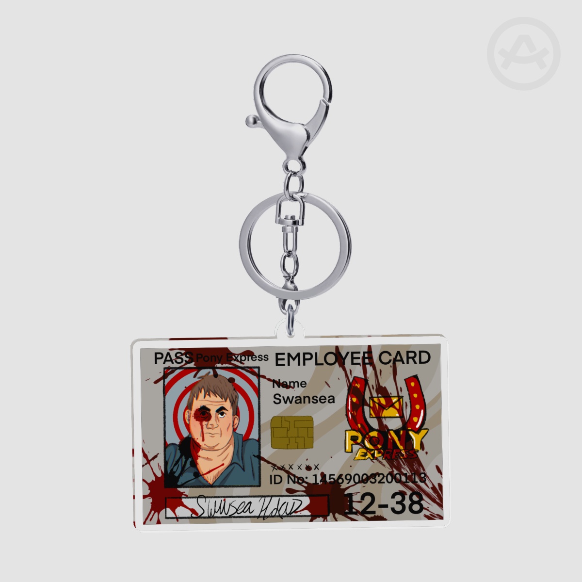 Swansea Employee Card Keychain