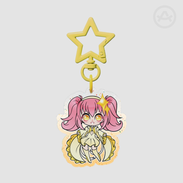 Amulet Diamond Amu Hinamori Shugo Chara | Glitter keychain