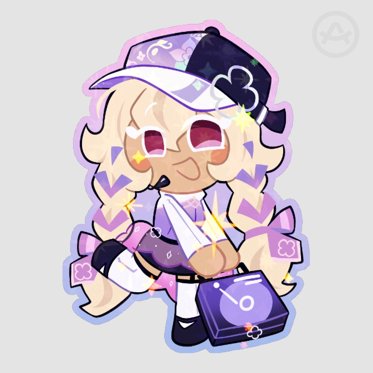 B!TES Caramel Choux Cookie Sticker