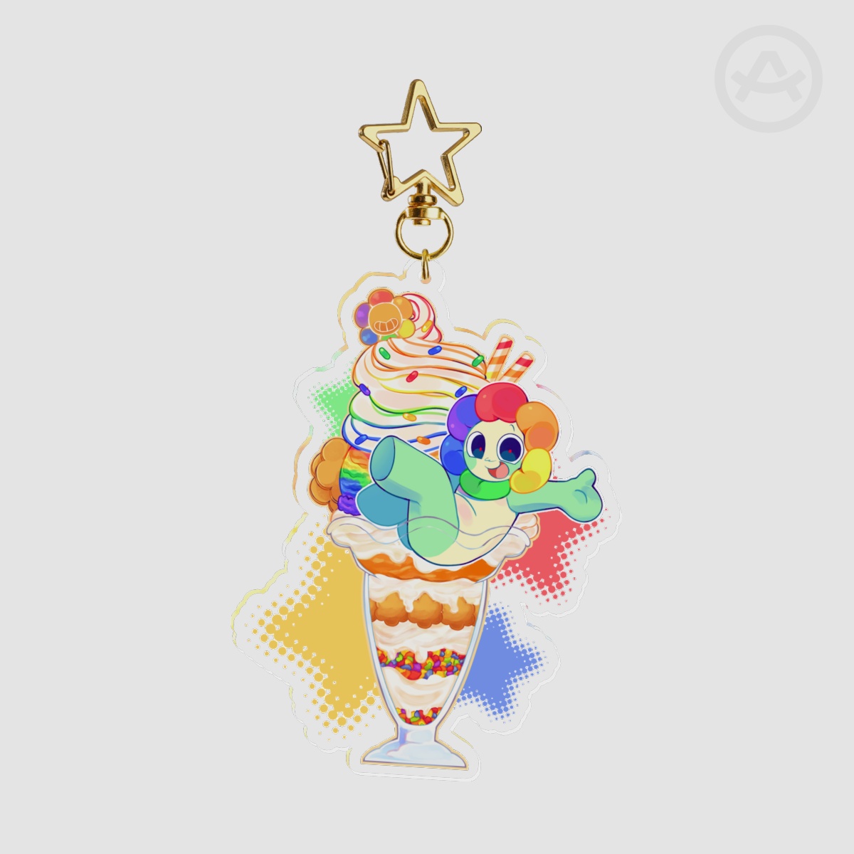 Dandy's World Parfait Dandy Keychain