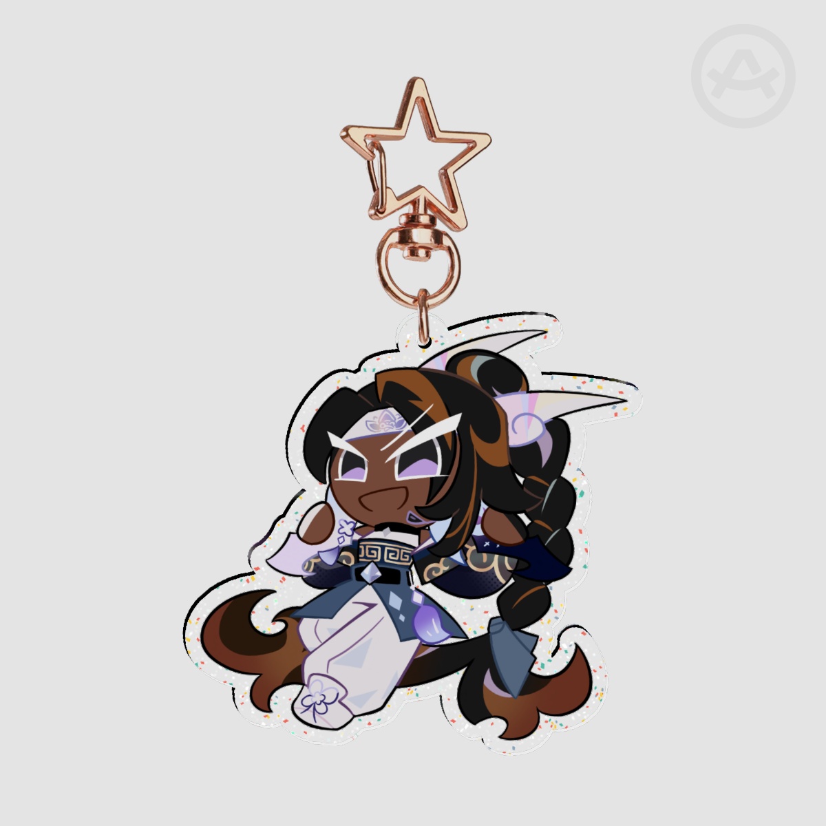 B!TES Caramel Arrow Cookie Acrylic Keychain
